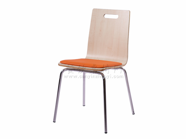 清远钢木餐椅，不锈钢椅子