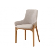 北欧风格实木布艺软包餐椅