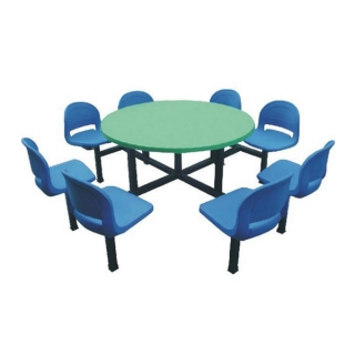 云浮食堂桌椅，八人位桌椅