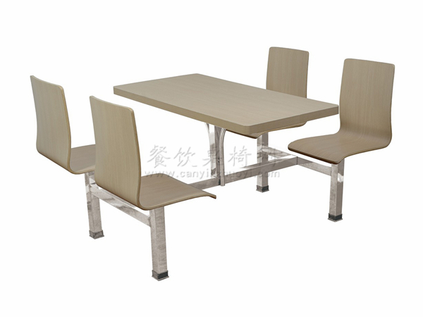 潮州食堂桌椅，防火板桌椅