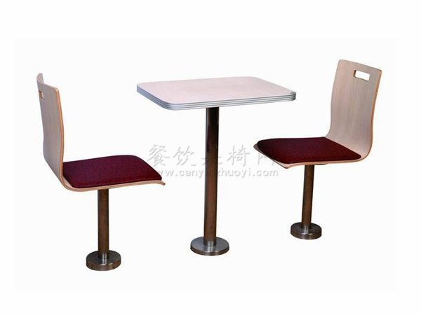 汕尾餐厅桌椅，固定餐桌椅