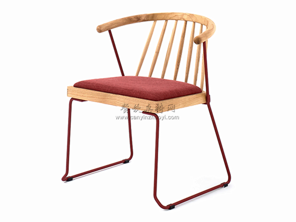 钢脚扶手餐椅 CY-FS061