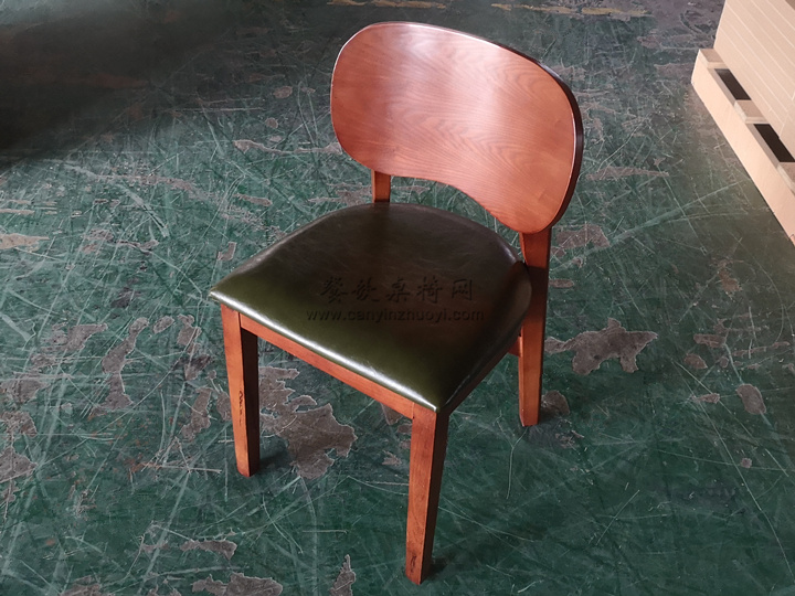 贡茶店椅子，实木餐椅实拍