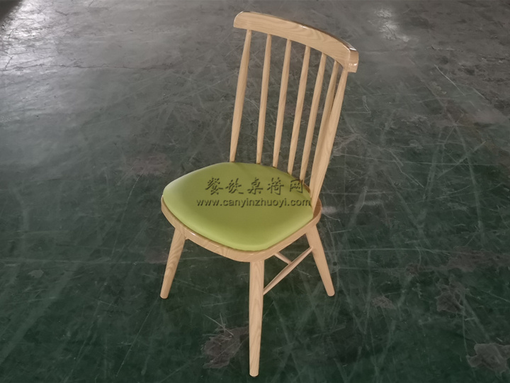时尚铁艺木纹转印温莎椅子