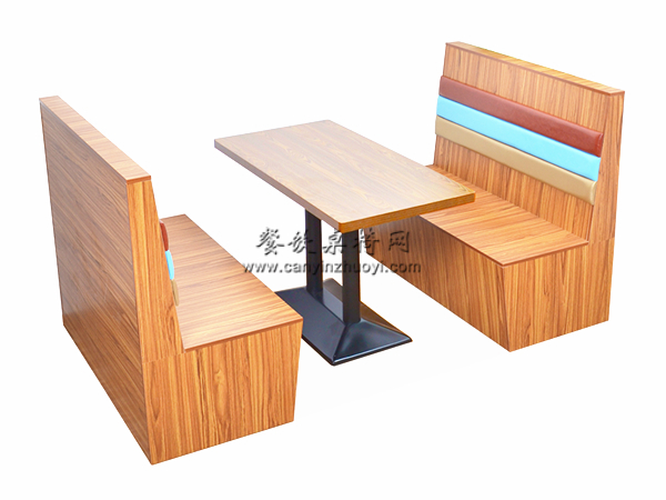 木纹卡座桌子 SF-ZH109