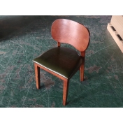 贡茶店椅子，实木餐椅实拍