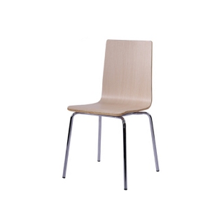 奶茶店钢木椅 CY-GM019