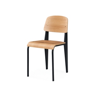 汉堡店钢木椅 CY-GM040