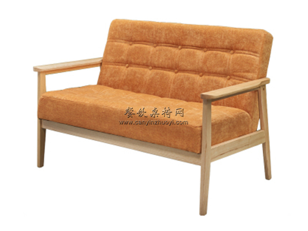 贡山县实木扶手咖啡厅沙发