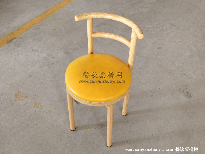 迷你版木纹转印快餐厅椅子