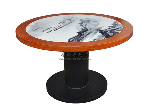 瓷砖面圆餐桌 CZ-SC038