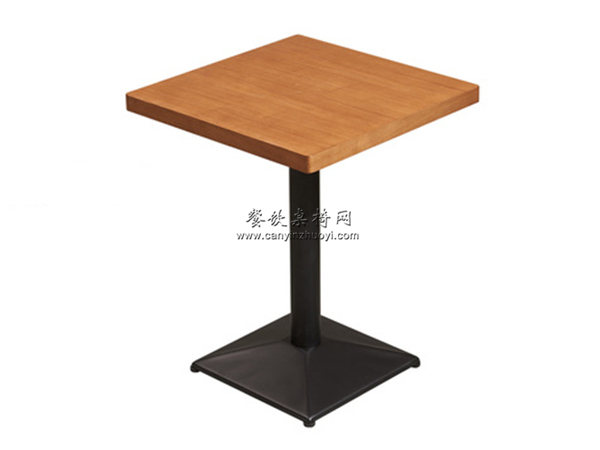 木纹色钢木桌 CZ-GM020