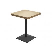 小圆角钢木桌 CZ-GM110