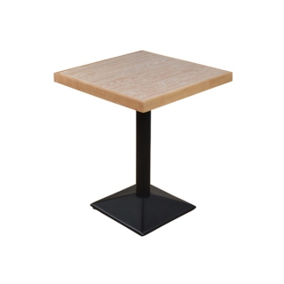 西餐厅钢木桌 CZ-GM019