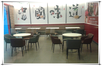 真功夫中式快餐桌椅