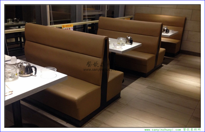 广州茶餐厅沙发桌子组合