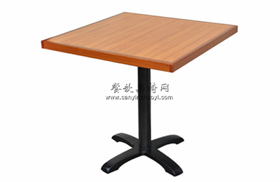 饺子店钢木桌子