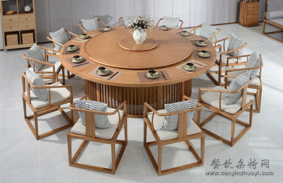 新中式饭店餐桌椅