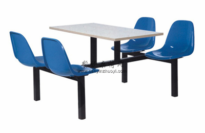 连体式玻璃钢饭堂桌椅