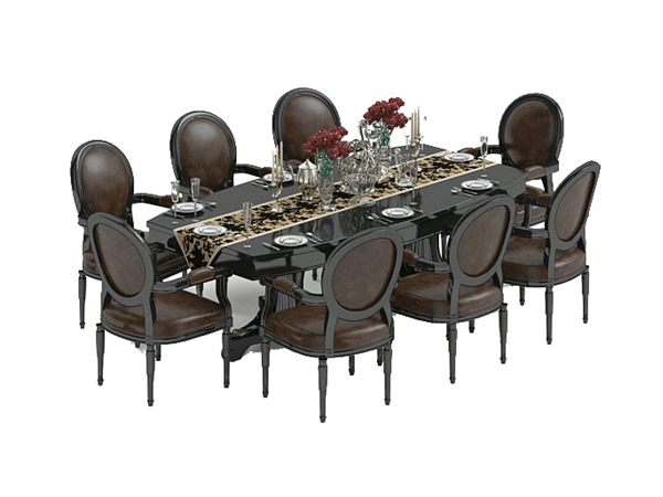欧式古典家具，餐桌椅系列