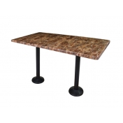 人造石材餐桌，固定式餐桌