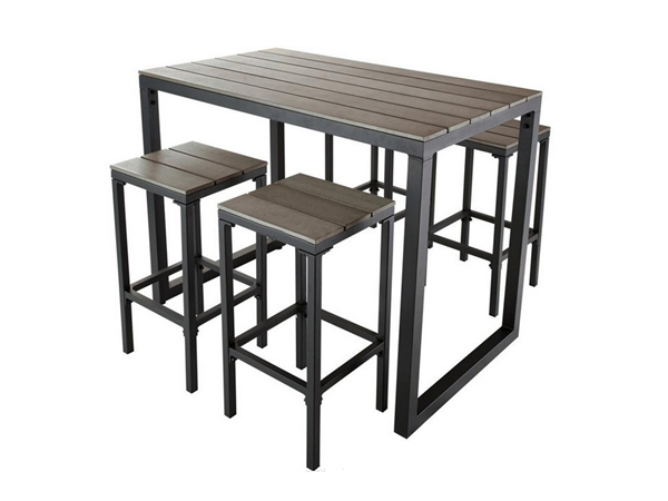 铁艺餐桌椅组合的占地尺寸