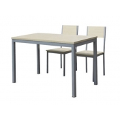 面馆餐桌椅，钢木桌椅系列