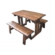 实木桌椅，大排档炭烧桌椅