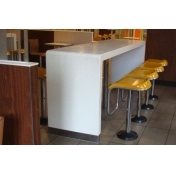 麦当劳吧台吧椅组合款式图