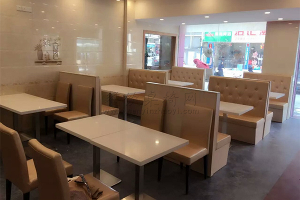 港式茶餐厅沙发椅子组合图