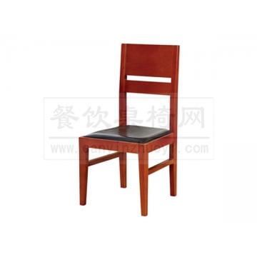 中式实木餐椅加软包坐垫款