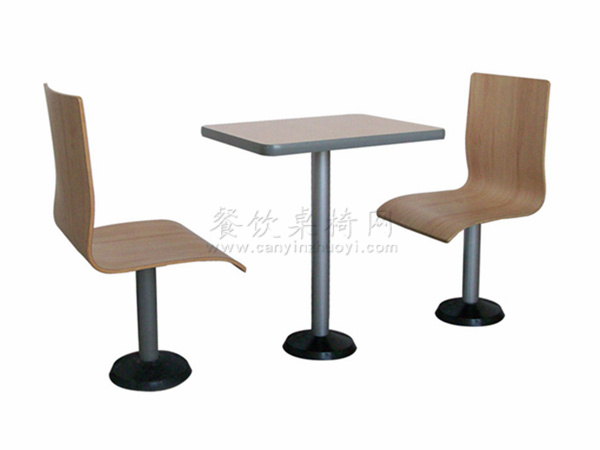 固定式桌椅，两人固定桌椅