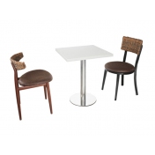 休闲风格的茶餐厅桌椅组合