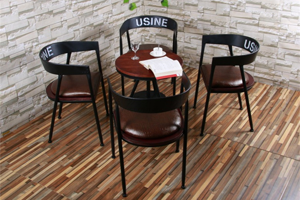 咖啡厅铁艺桌椅，北海家具