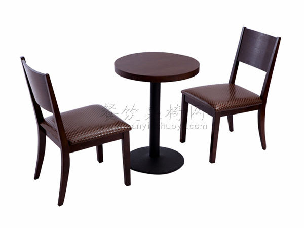 贵港咖啡馆桌椅，实木家具