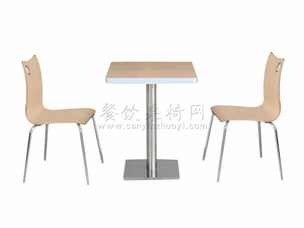 钢木甜品桌椅 ZY-GM019