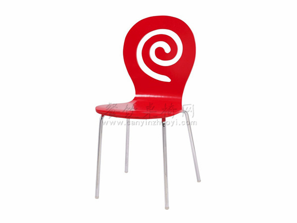 红色烤漆椅子 CY-GM005