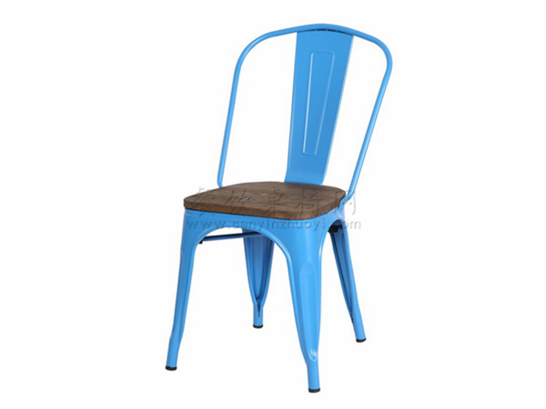蓝色铁皮椅子 CY-TP015