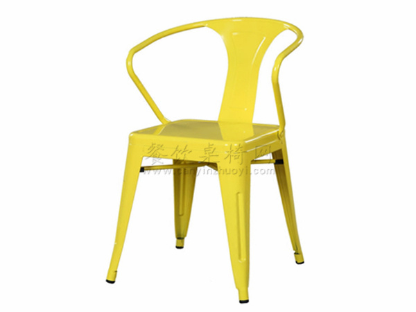 黄色扶手铁椅 CY-TP029