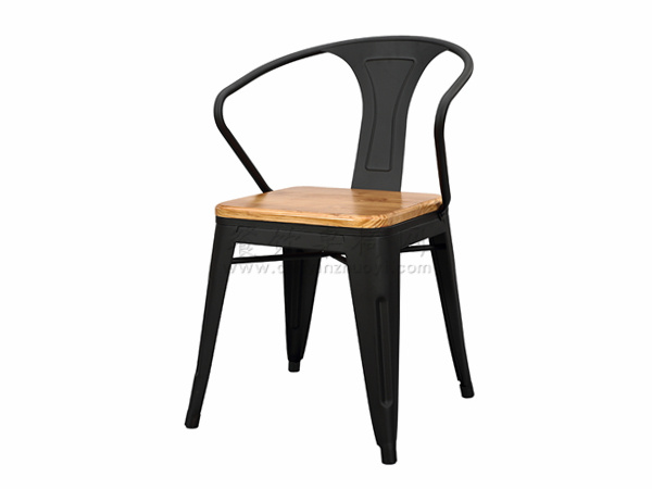 木凳面铁皮椅 CY-TP032