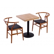 咖啡实木桌椅 ZY-XC018