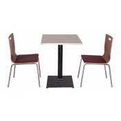 钢木桌椅组合 ZY-GM010