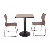 分体钢木桌椅 ZY-GM015