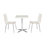 钢木奶茶桌椅 ZY-GM017