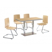 一桌四椅分体 ZY-GM068