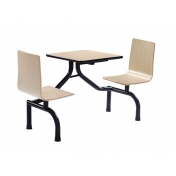 一桌两椅连体 ZY-LT003