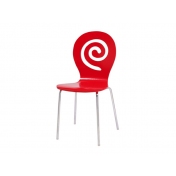 红色烤漆椅子 CY-GM005