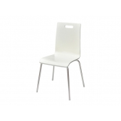 白色钢木椅子 CY-GM017