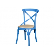 蓝色叉背椅子 CY-GY010