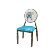 仙桃铁艺复古主题餐椅价格